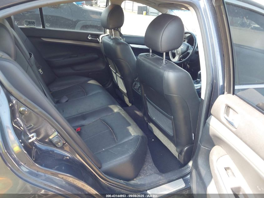 2012 Infiniti G37X VIN: JN1CV6AR8CM972329 Lot: 43144953