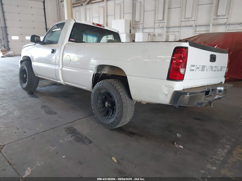 2006 Chevrolet Silverado 1500 Work Truck white truck gasoline 3GCEK14X56G197331 photo #4