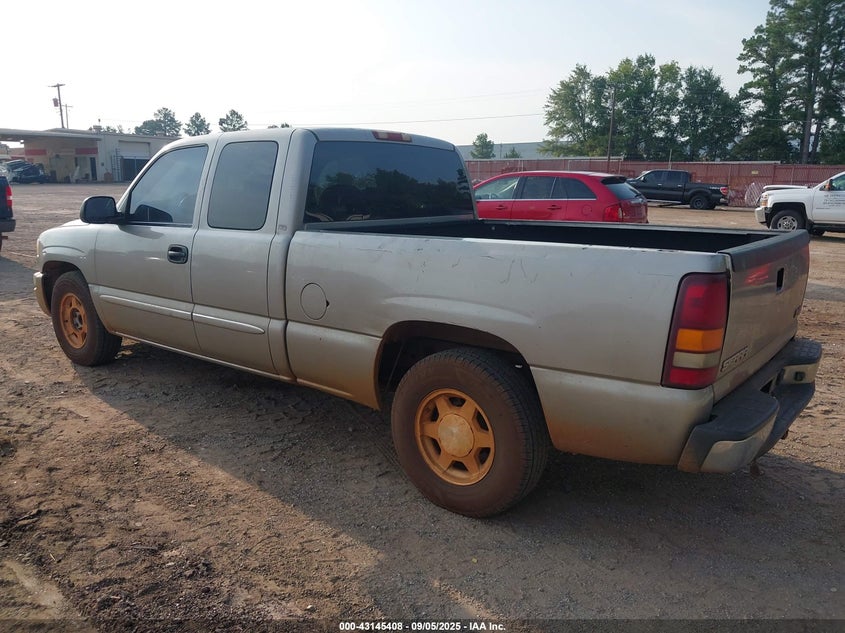 2003 GMC Sierra 1500 Sle silver truck gasoline 2GTEC19T231143590 photo #4