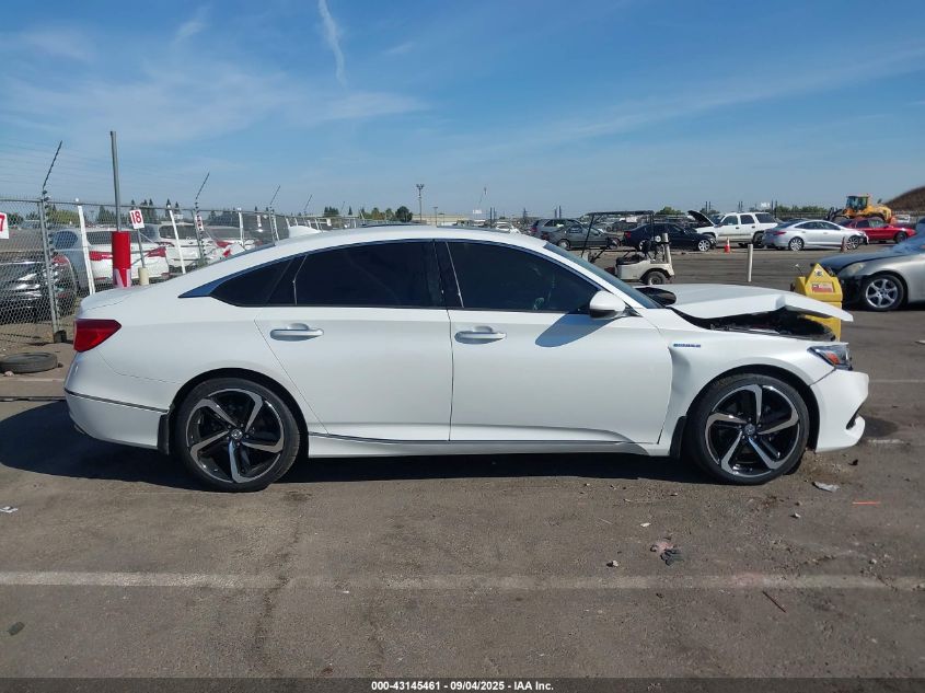 2022 Honda Accord Hybrid Touring VIN: 1HGCV3F92NA039441 Lot: 43145461