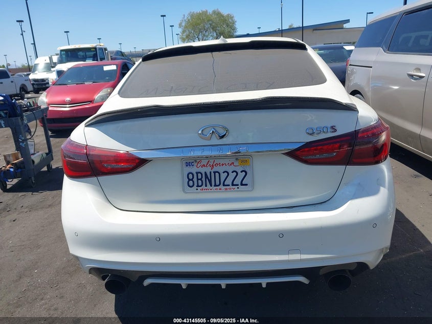 2018 INFINITI Q50 3.0T RED SPORT 400 - JN1FV7AP3JM460802