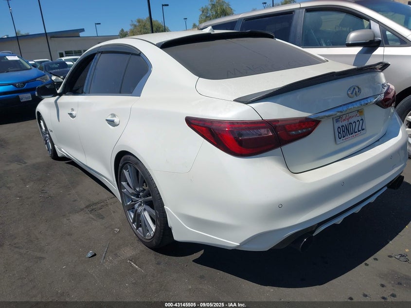 2018 INFINITI Q50 3.0T RED SPORT 400 - JN1FV7AP3JM460802