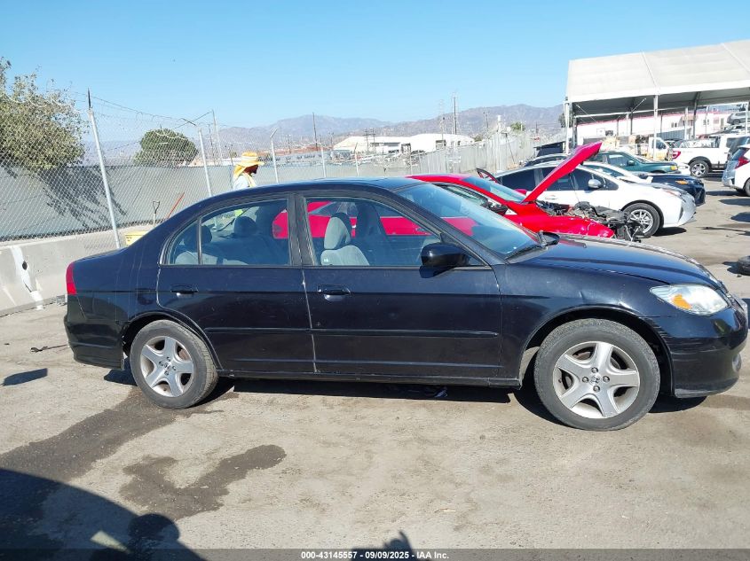 2004 Honda Civic Ex VIN: 2HGES267X4H527515 Lot: 43145557