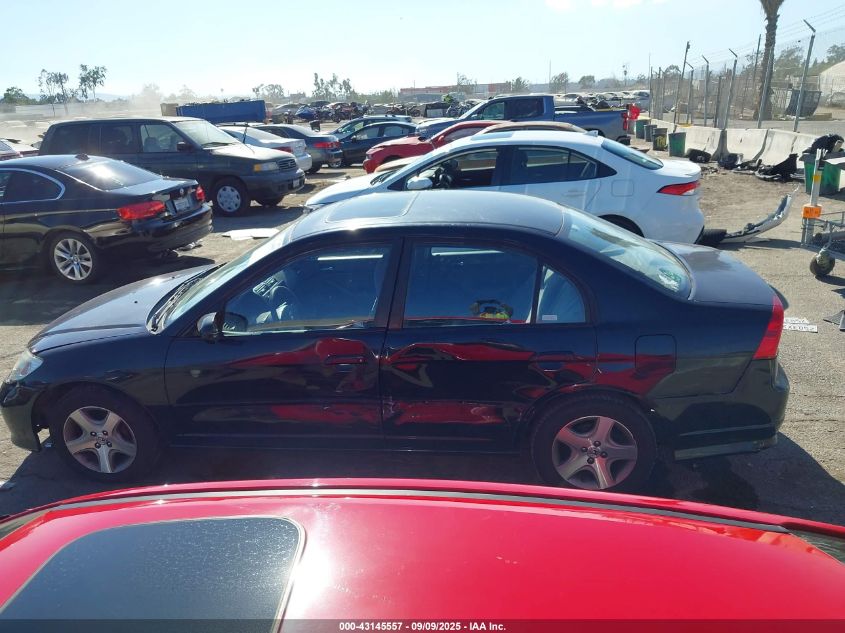 2004 Honda Civic Ex VIN: 2HGES267X4H527515 Lot: 43145557