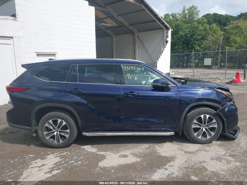 2021 Toyota Highlander Xle VIN: 5TDGZRBH9MS558251 Lot: 43145703