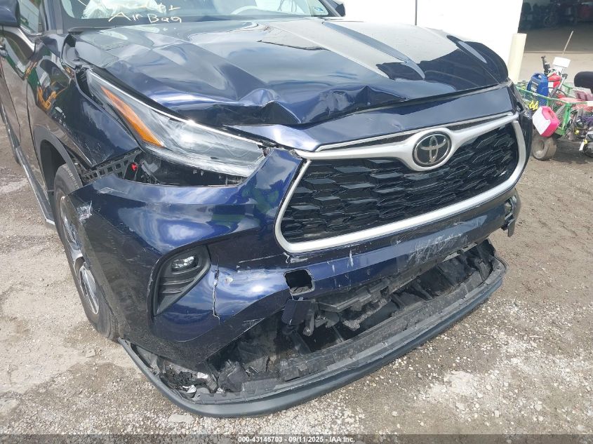 2021 Toyota Highlander Xle VIN: 5TDGZRBH9MS558251 Lot: 43145703