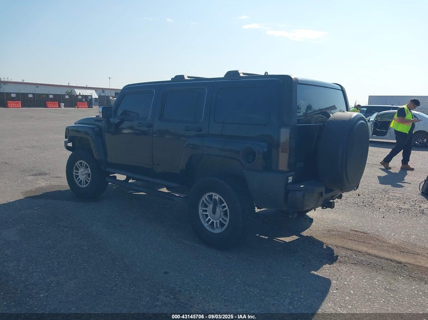 2006 Hummer H3 Suv black other gasoline 5GTDN136668204412 photo #4