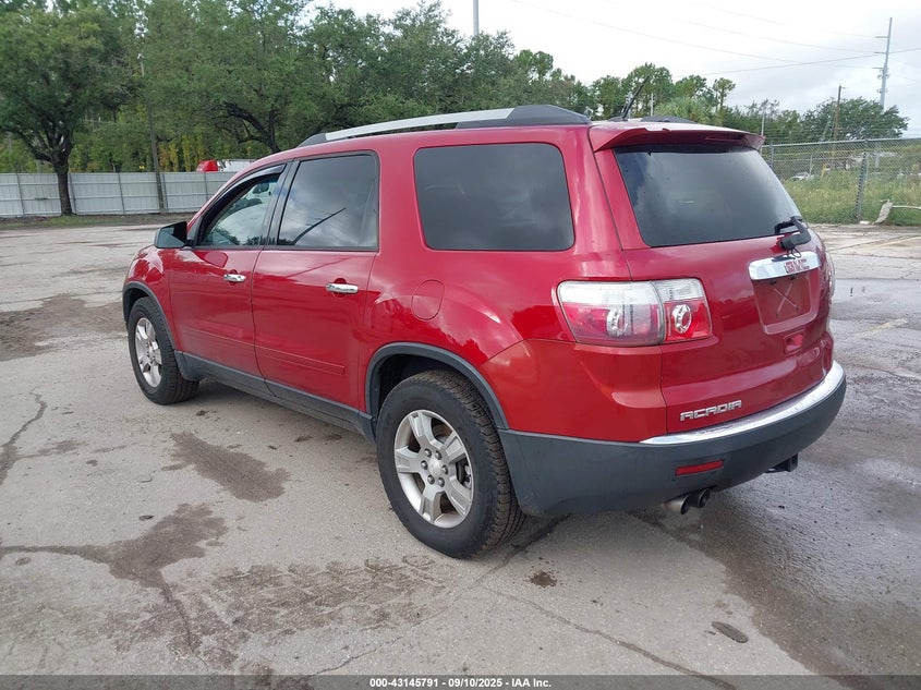 Vin: 1gkkrned1cj410476, lot: 43640142, gmc acadia sl 20123