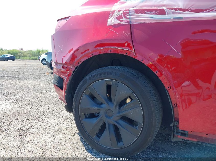 2024 Tesla Model Y Long Range Dual Motor All-Wheel Drive VIN: 7SAYGDEE3RA317604 Lot: 43145911