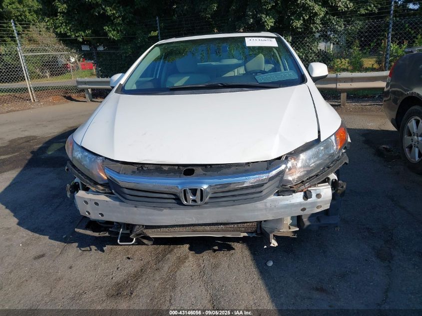 2012 Honda Civic Ex-L VIN: 2HGFB2F92CH548587 Lot: 43146056