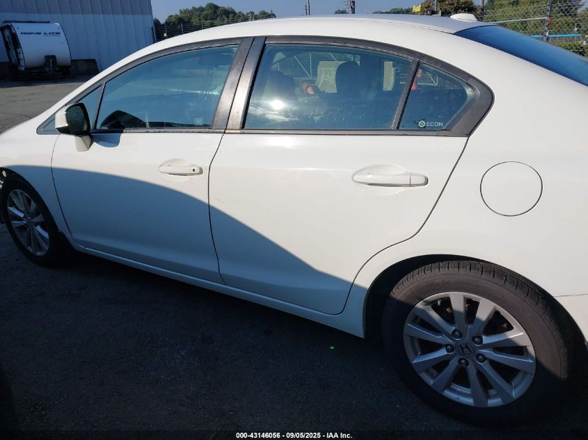 2012 Honda Civic Ex-L VIN: 2HGFB2F92CH548587 Lot: 43146056