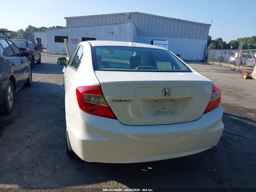 2012 Honda Civic Ex-L VIN: 2HGFB2F92CH548587 Lot: 43146056