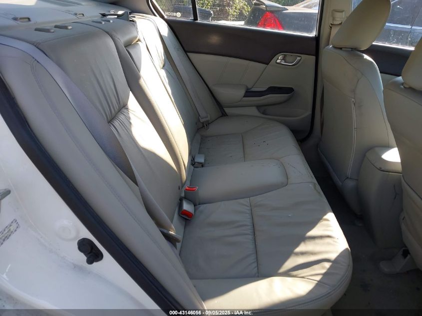 2012 Honda Civic Ex-L VIN: 2HGFB2F92CH548587 Lot: 43146056