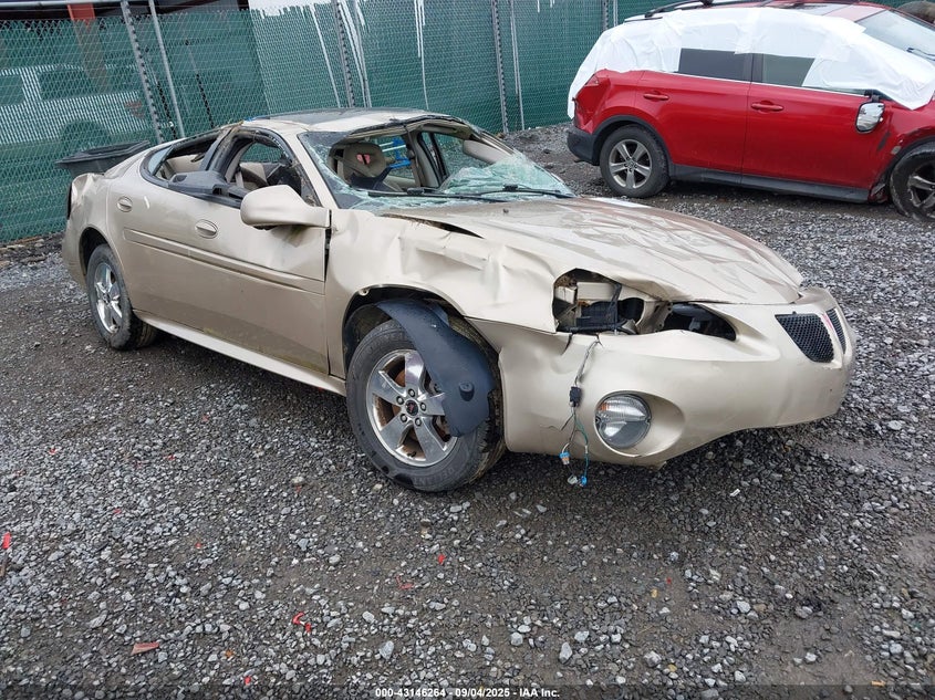 2005 Pontiac Grand Prix Gt gold sedan gasoline 2G2WS522551190412 photo #1