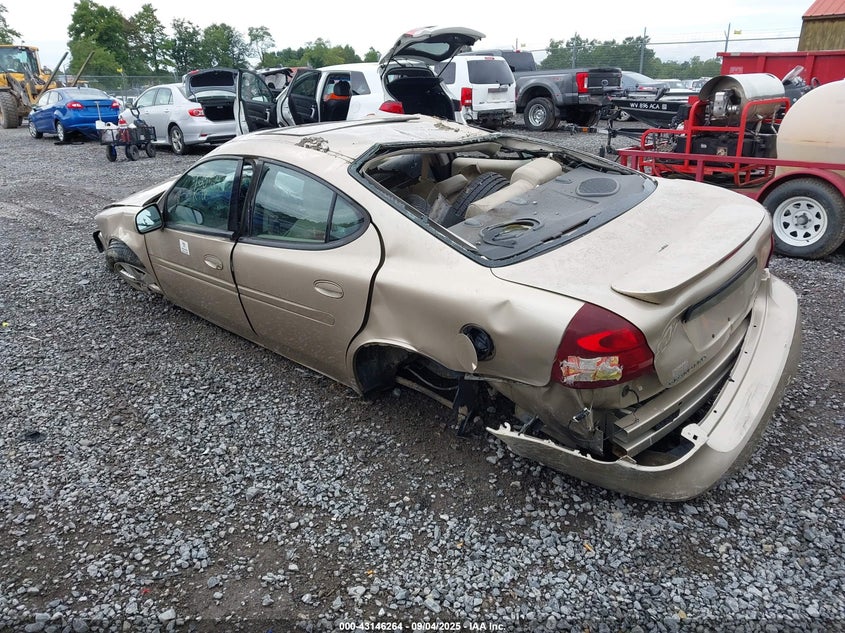 2005 Pontiac Grand Prix Gt gold sedan gasoline 2G2WS522551190412 photo #4