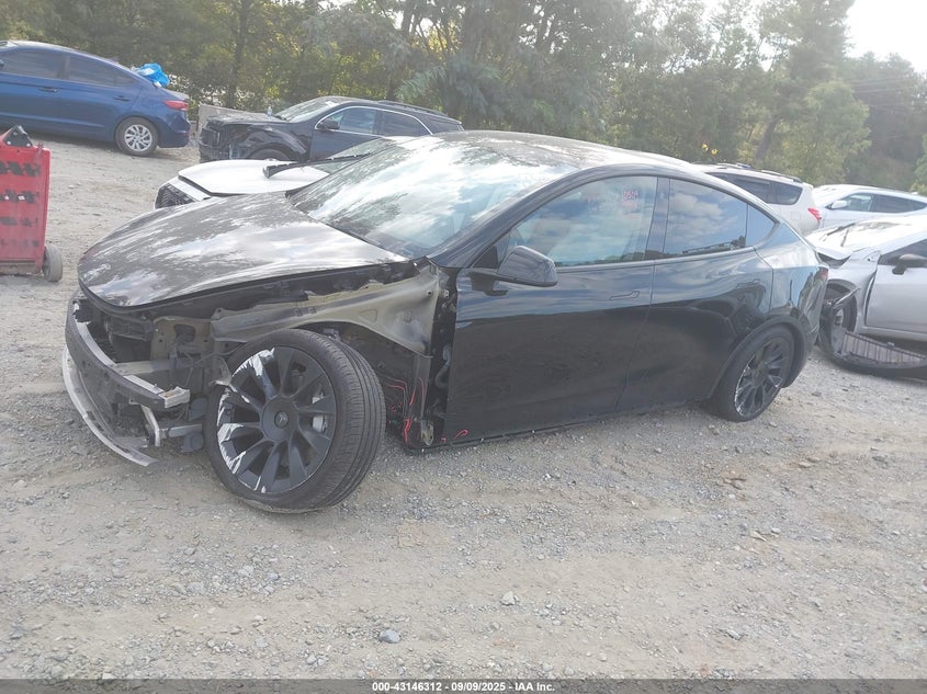 2021 Tesla Model Y Long Range Dual Motor All-Wheel Drive VIN: 5YJYGDEE0MF230784 Lot: 43146312
