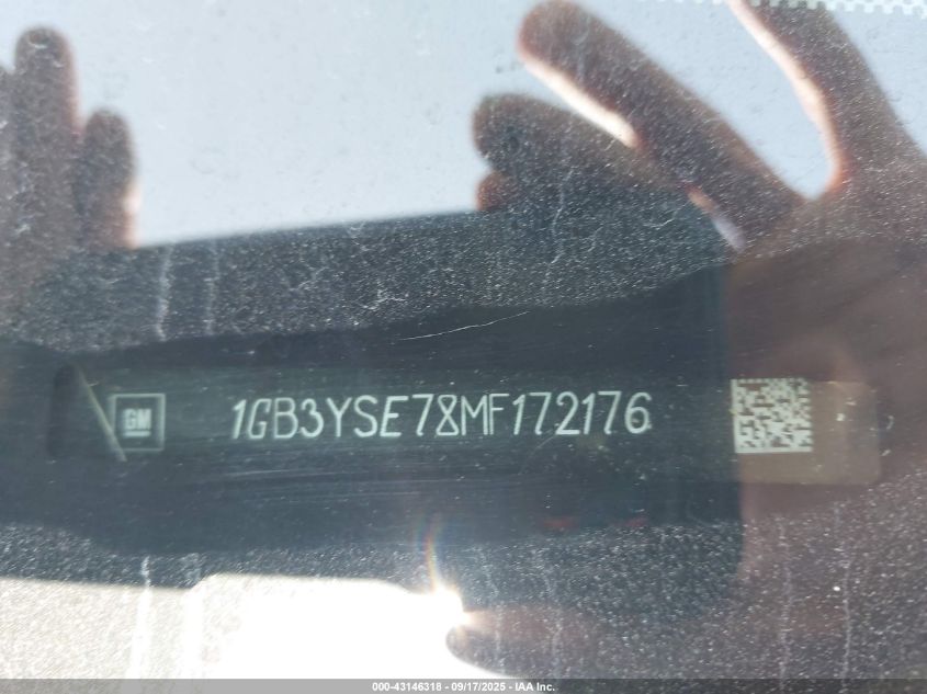 2021 Chevrolet Silverado 3500Hd 4Wd Long Bed Wt VIN: 1GB3YSE78MF172176 Lot: 43146318