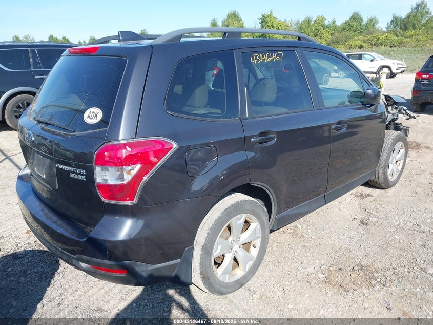 Vin: jf2sjadc5gh406952, lot: 43640819, subaru forester 2.5i premium 20164