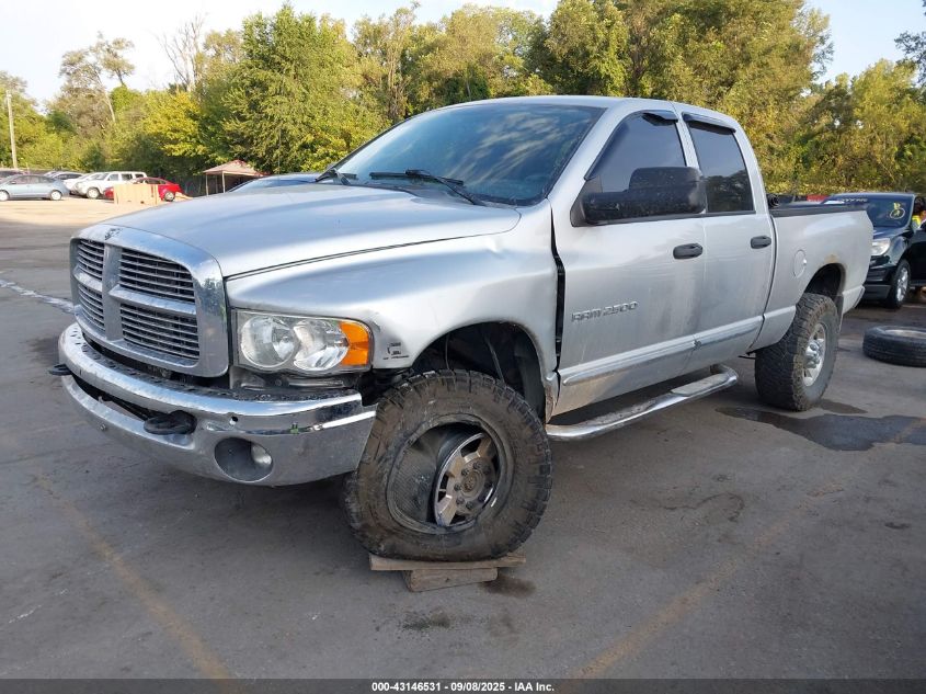 2004 Dodge Ram 2500 Slt/Laramie silver truck diesel 3D7KU28C24G261810 photo #3
