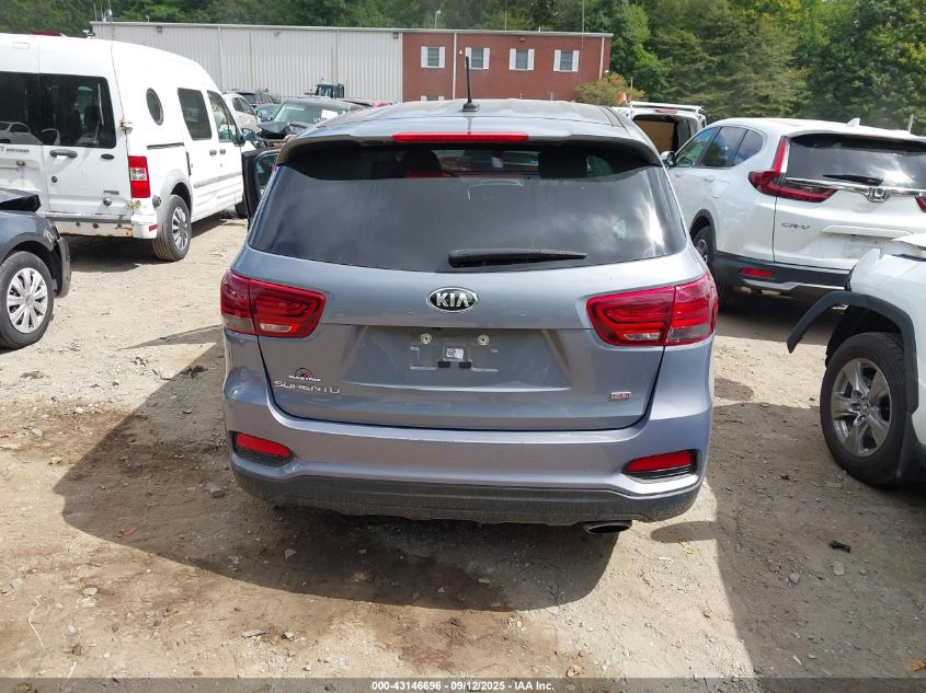 2020 Kia Sorento 2.4L Lx VIN: 5XYPG4A30LG634319 Lot: 43146696