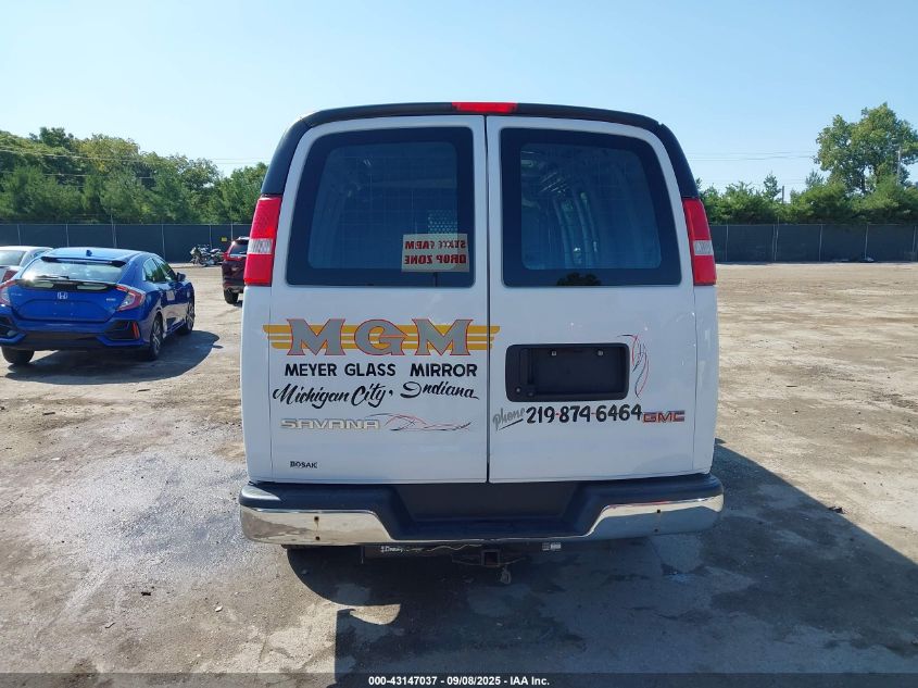 2021 GMC Savana Cargo Rwd 2500 Regular Wheelbase Work Van VIN: 1GTW7AFP6M1211428 Lot: 43147037