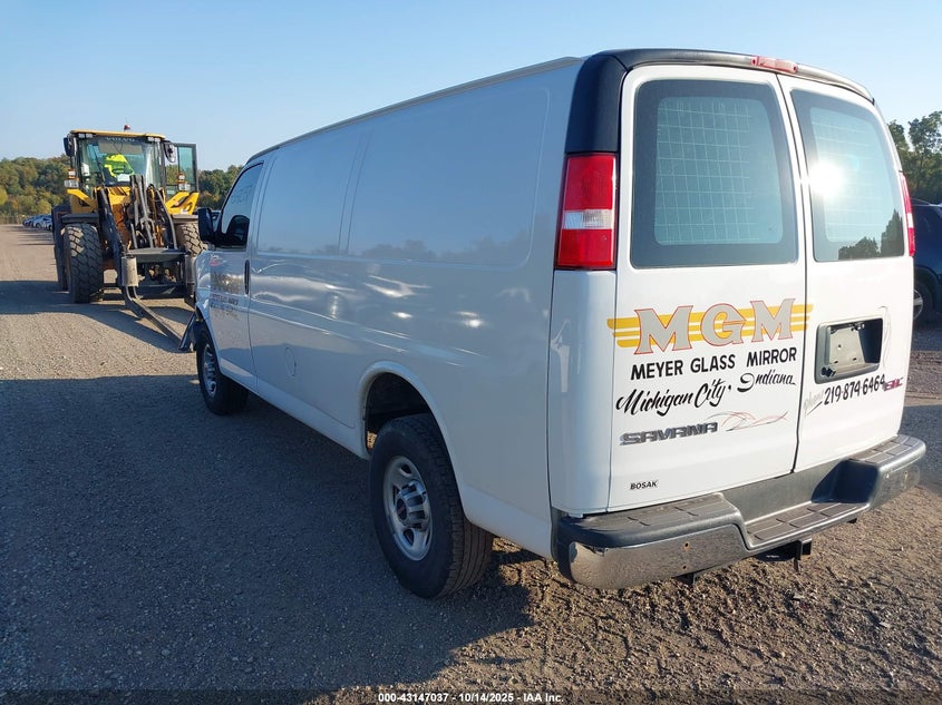 Vin: 1gtw7afp6m1211428, lot: 43641389, gmc savana cargo rwd 2500 regular wheelbase work van 20213