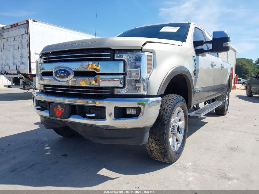 2018 Ford F-250 Lariat VIN: 1FT7W2BT1JEC04293 Lot: 43147105