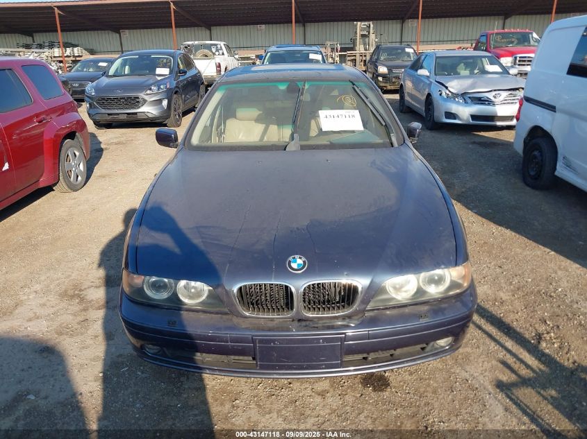 2002 BMW 530I VIN: WBADT53462CE92409 Lot: 43147118