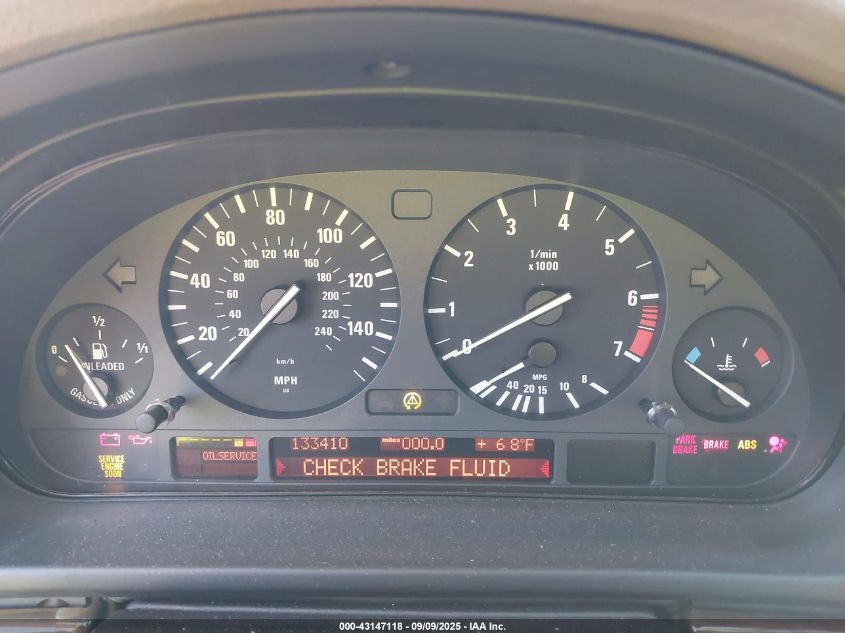 2002 BMW 530I VIN: WBADT53462CE92409 Lot: 43147118