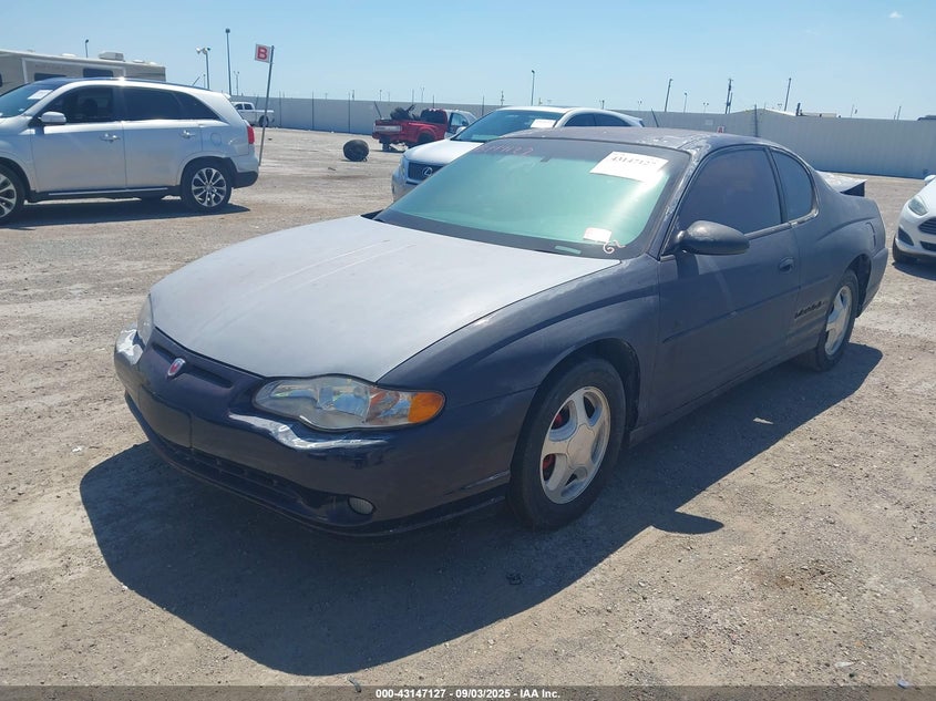 2001 Chevrolet Monte Carlo Ss grey coupe gasoline 2G1WX15K519149350 photo #3