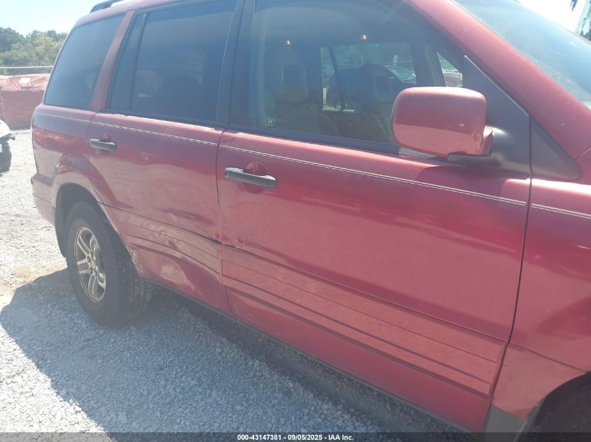 2004 Honda Pilot Ex-L VIN: 5FNYF185X4B005785 Lot: 43147381