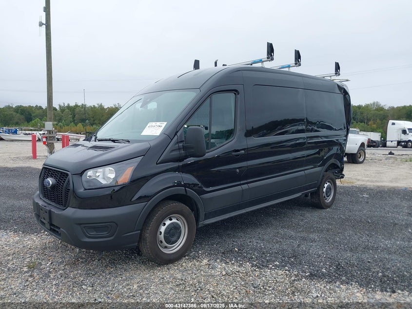 2024 Ford Transit-250 black van gasoline 1FTBR1C8XRKB87030 photo #3