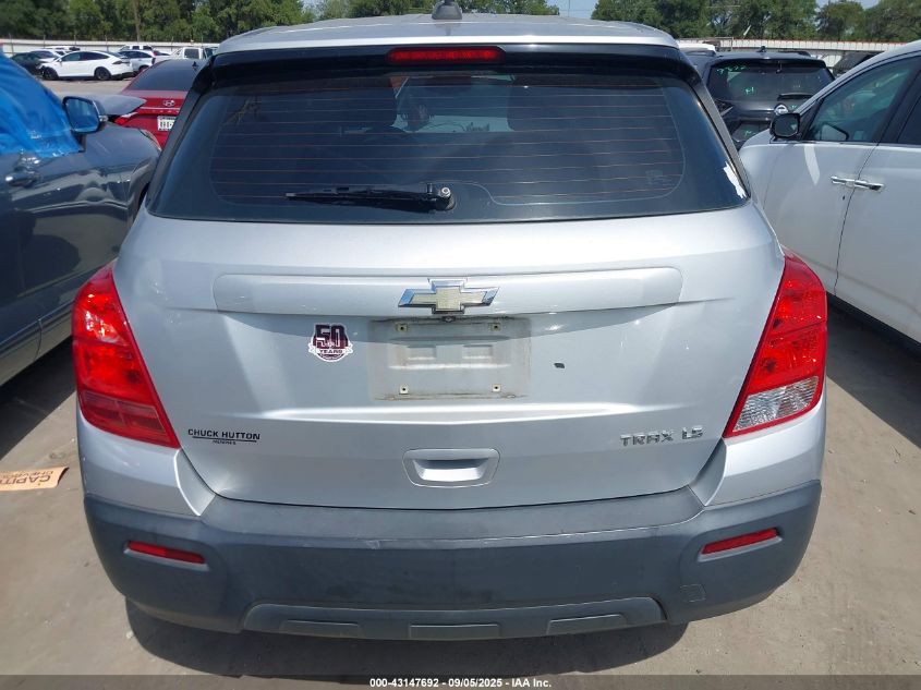 2015 Chevrolet Trax 1Ls VIN: 3GNCJKSB7FL225121 Lot: 43147692