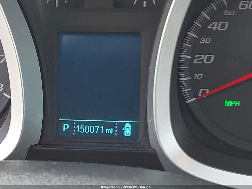 2013 Chevrolet Equinox 1Lt VIN: 1GNALDEK7DZ121856 Lot: 43147795