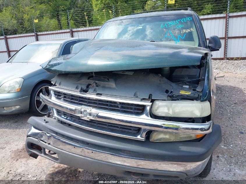 2001 Chevrolet Tahoe Ls VIN: 1GNEK13T91R210628 Lot: 43147897