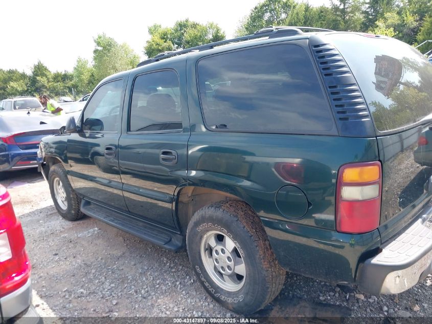 2001 Chevrolet Tahoe Ls VIN: 1GNEK13T91R210628 Lot: 43147897