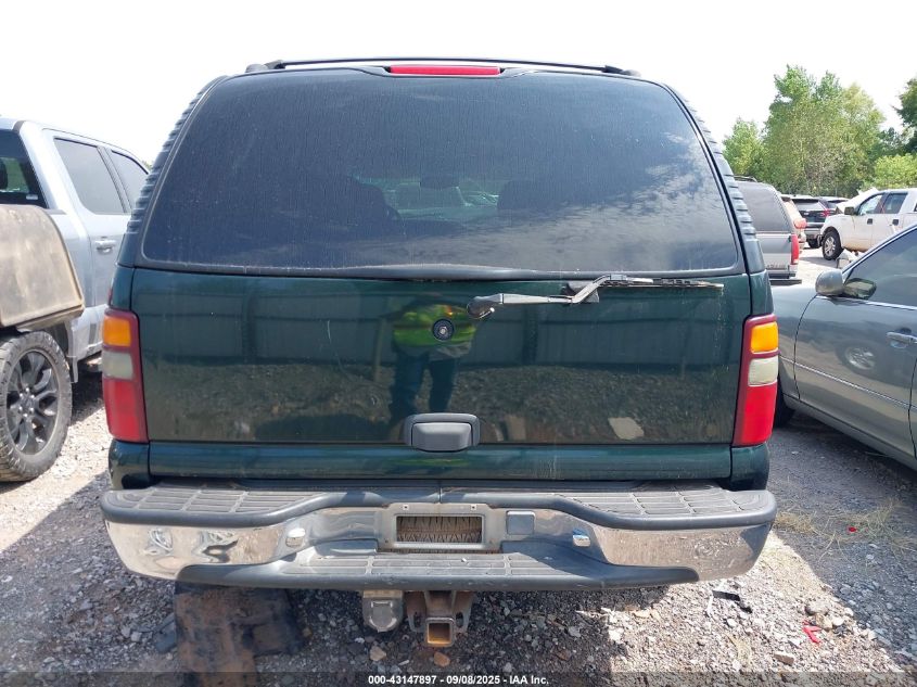 2001 Chevrolet Tahoe Ls VIN: 1GNEK13T91R210628 Lot: 43147897