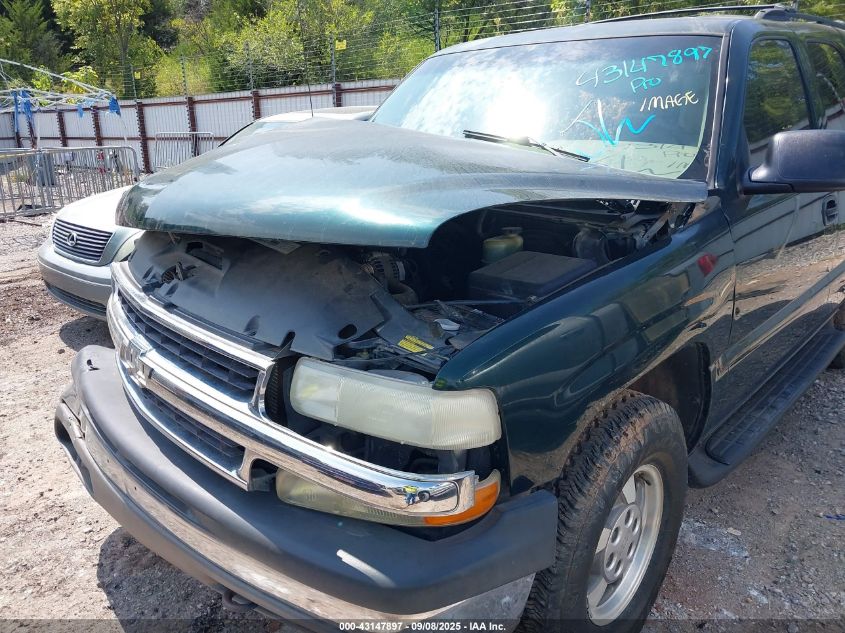 2001 Chevrolet Tahoe Ls VIN: 1GNEK13T91R210628 Lot: 43147897