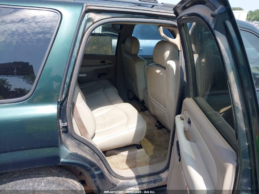 2001 Chevrolet Tahoe Ls VIN: 1GNEK13T91R210628 Lot: 43147897