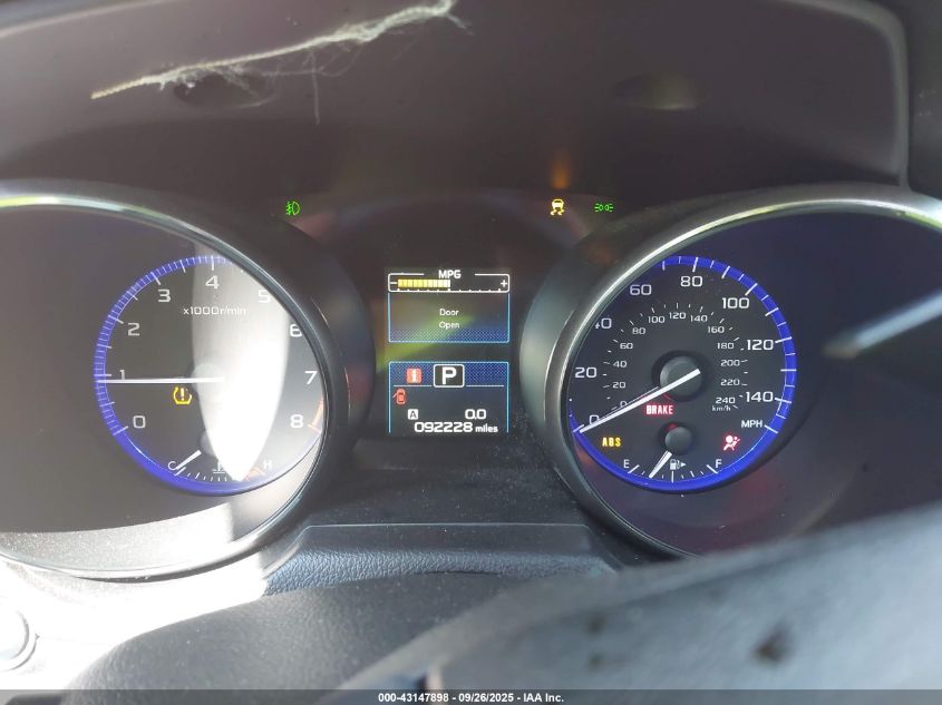 2016 Subaru Outback 2.5I Limited VIN: 4S4BSALC8G3285890 Lot: 43147898