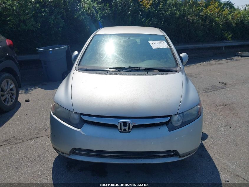 2008 Honda Civic Lx VIN: 1HGFA16548L032350 Lot: 43148045