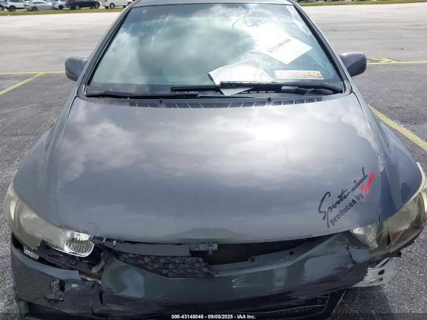 2009 Honda Civic Lx VIN: 2HGFG12629H522751 Lot: 43148046