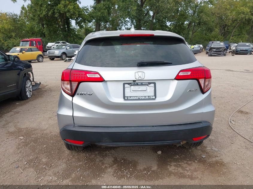 2016 Honda Hr-V Lx VIN: 3CZRU6H35GM758768 Lot: 43148049