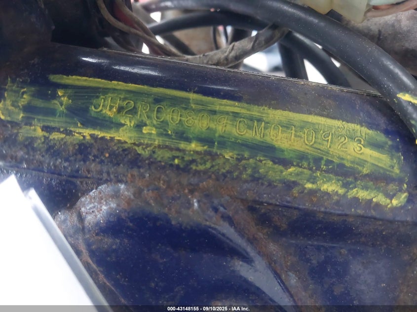 1982 Honda Cb650 Sc VIN: JH2RC0809CM010923 Lot: 43148155