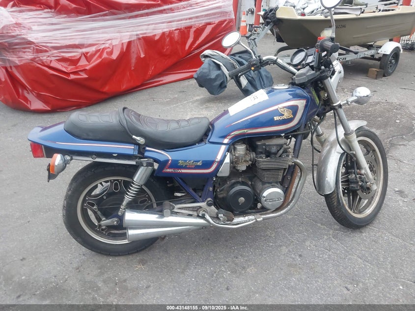 1982 Honda Cb650 Sc VIN: JH2RC0809CM010923 Lot: 43148155