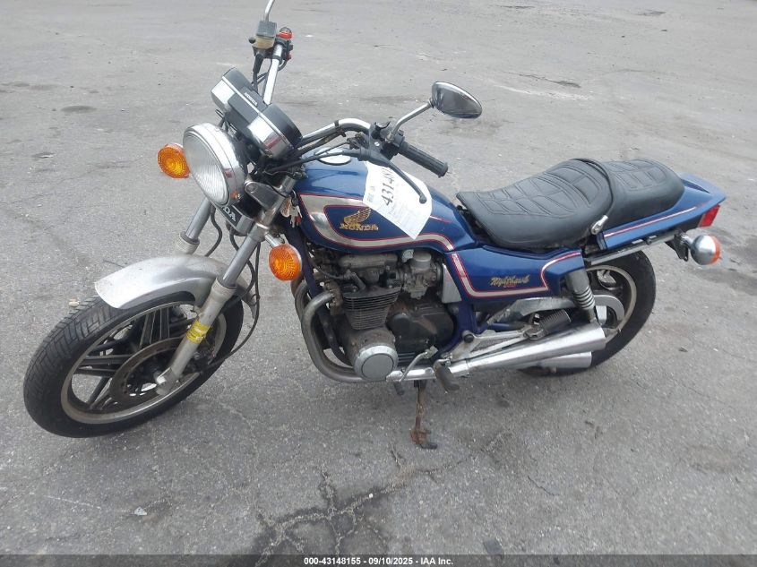 1982 Honda Cb650 Sc VIN: JH2RC0809CM010923 Lot: 43148155