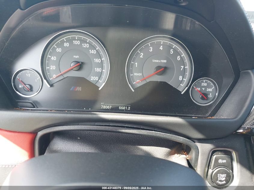 2016 BMW M3 VIN: WBS8M9C50G5D30863 Lot: 43148379