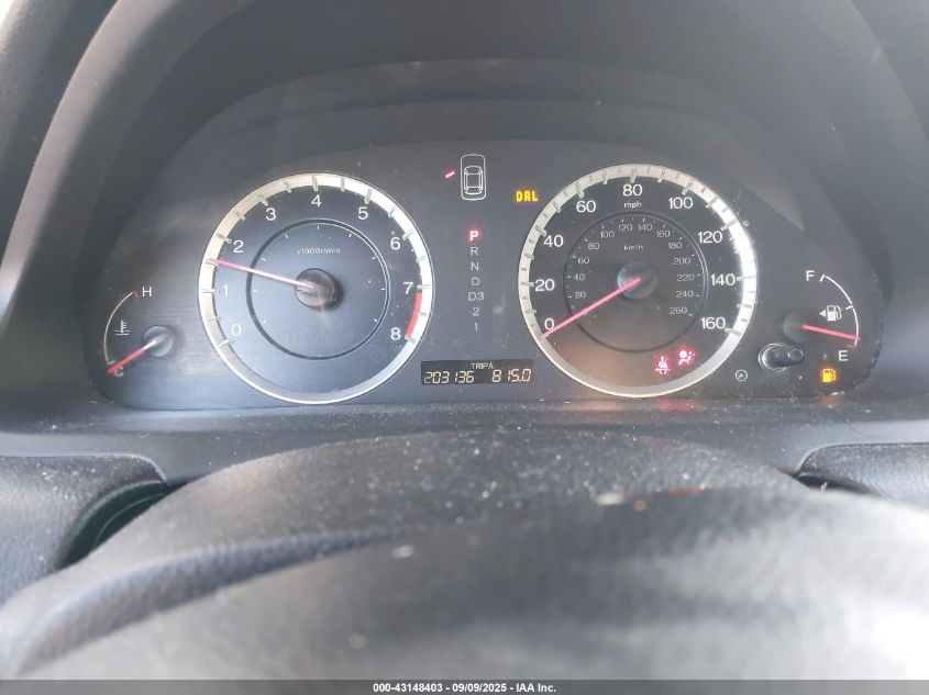 2010 Honda Accord Exl VIN: 1HGCP2F84AA092602 Lot: 43148403