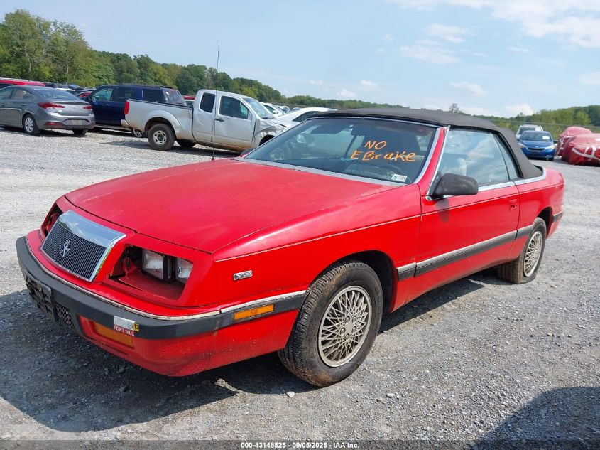 1990 Chrysler Lebaron VIN: 1C3XJ4530LG436854 Lot: 43148525