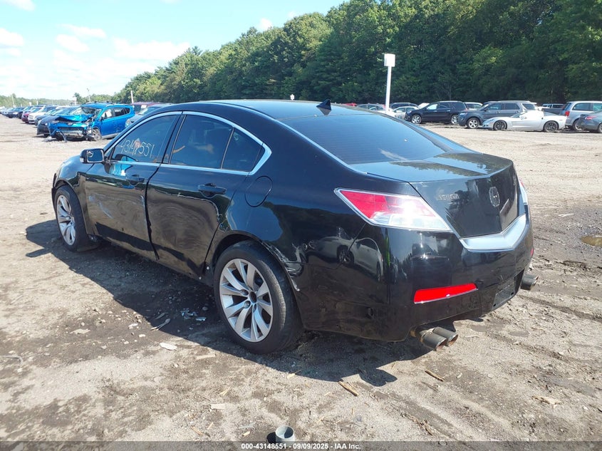 2009 Acura Tl 3.5 black sedan gasoline 19UUA86229A002296 photo #4
